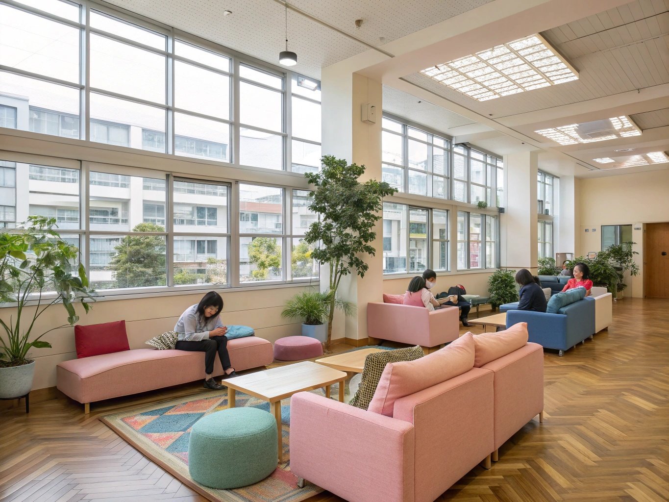 モダンなコミュニケーションスペース